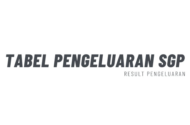 Data Pengeluaran Togel SGP 2019-2023